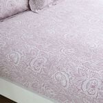 FALLON Raspberry Single Fitted Sheet 
