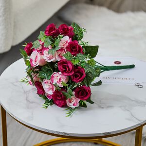 Blush & Bloom Red And Pink Floral Bouquet