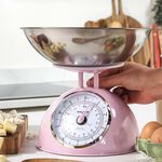 Salter Retro Pink Mechanical Scale