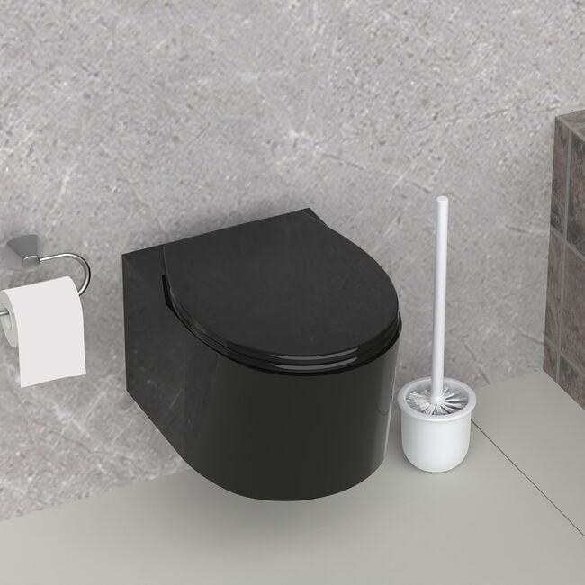 Black Soft Close Toilet Seat