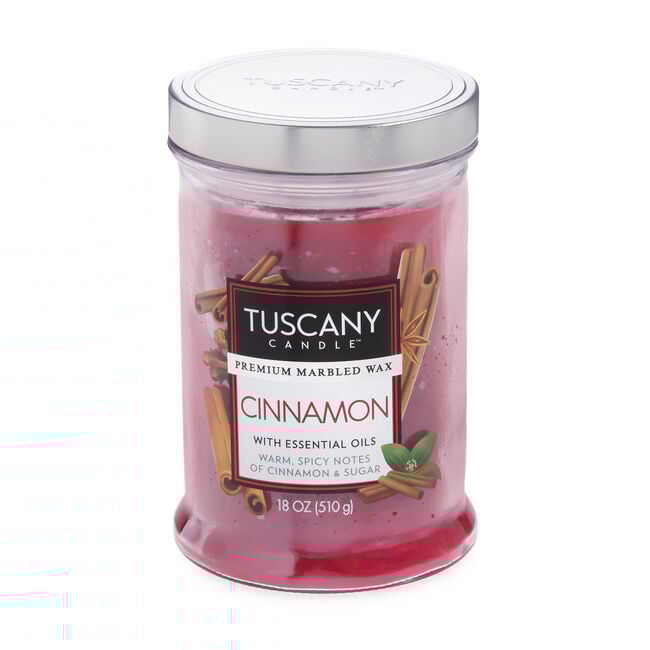 Tuscany Double Wick Candle Cinnamon 18oz 