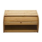 Bamboo Roll Top Bread Bin