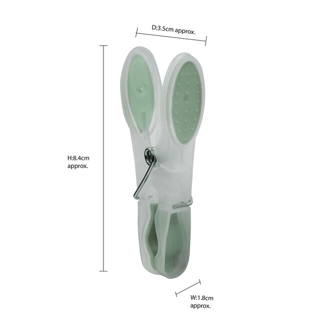 JVL Soft Grip Clothes Pegs