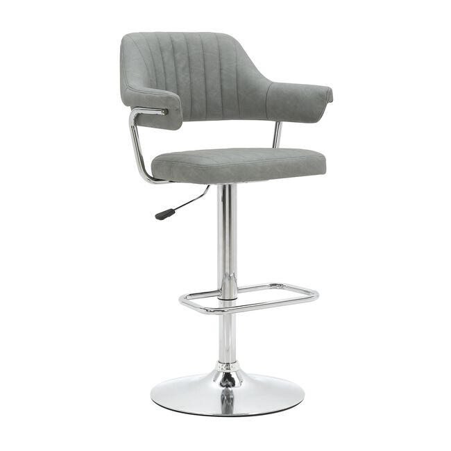 Belmont Barstool Light Grey