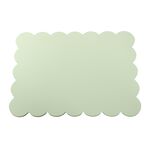 Scallop Wooden Sage 4Pk Placemats