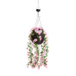 Floral Solar Hanging Basket