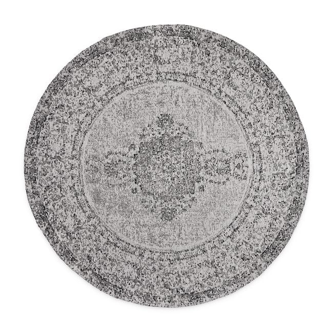 Clermont Round Rug 140cm - Grey
