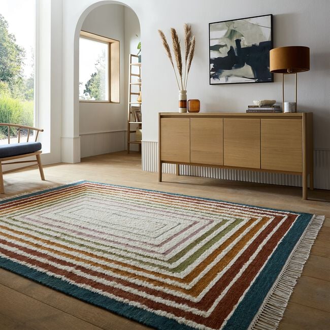 BOUCLE FRAME MULTI 140X200cm Rug