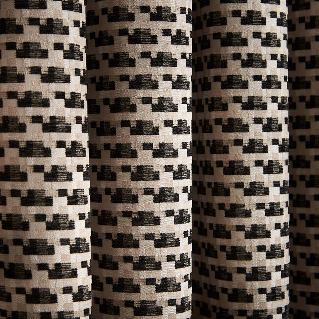 MIDNIGHT MOOD BLACK 66x54 Curtain