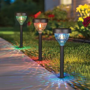Colour Changing Solar Path Light