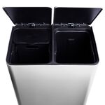 60L RECYCLING BIN Grey