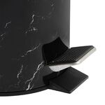 Black Marble Effect Bin 3L