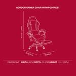 Gordon Gamer Chair with Footrest