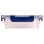 Decor Deluxe Clips Glass Container 630ml