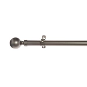 Extendable Curtain Pole with Ball End 120-210cm