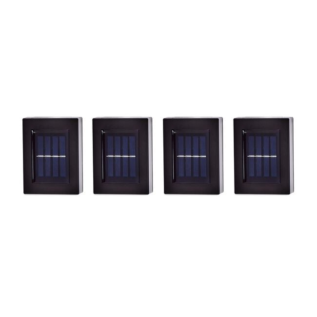 4 Pack Solar Wall Light 