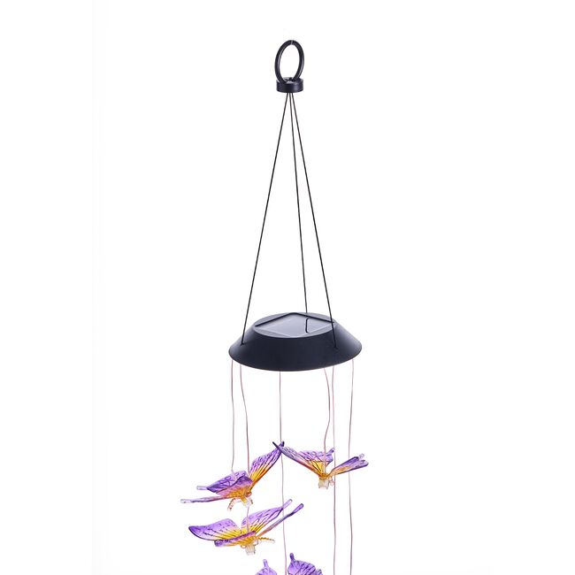 Butterfly Solar Wind Chime Light