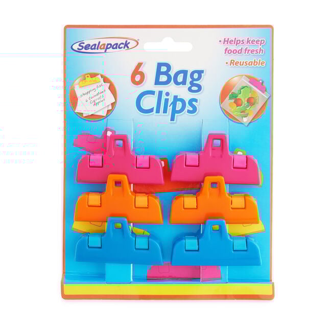 Sealapack Small Bag Clips - Set of 6 