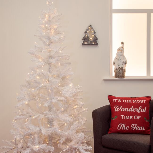 200 WARM WHITE Led Lights W/ White Cable