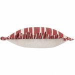 FURN CARMON STRIPE LINEN/RED 40x60 Cushion