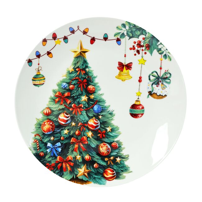 Love Christmas Tree Large Plate