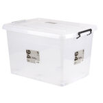94L Rolling Storage Box Clear