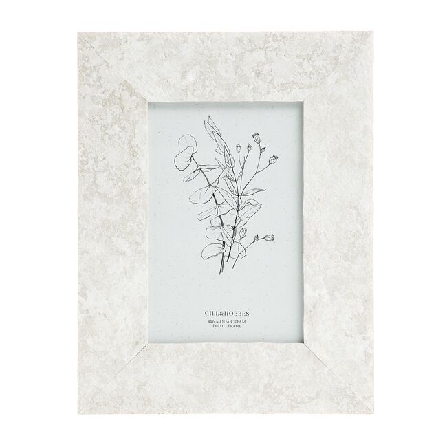 4X6 MODA CREAM Photo Frame