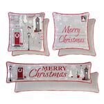 Festive Love 2 Pack Cushion Covers 45cm x 45cm