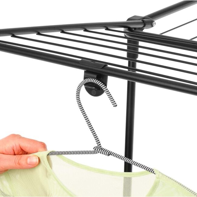 Brabantia 22m Drying Rack Black