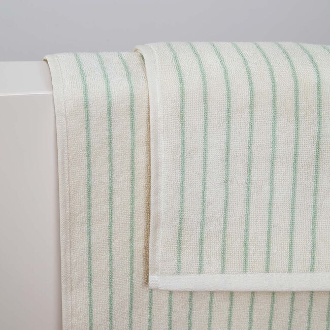 480GSM TURKISH YARN DYED SAGE 100x150 Bath Sheet