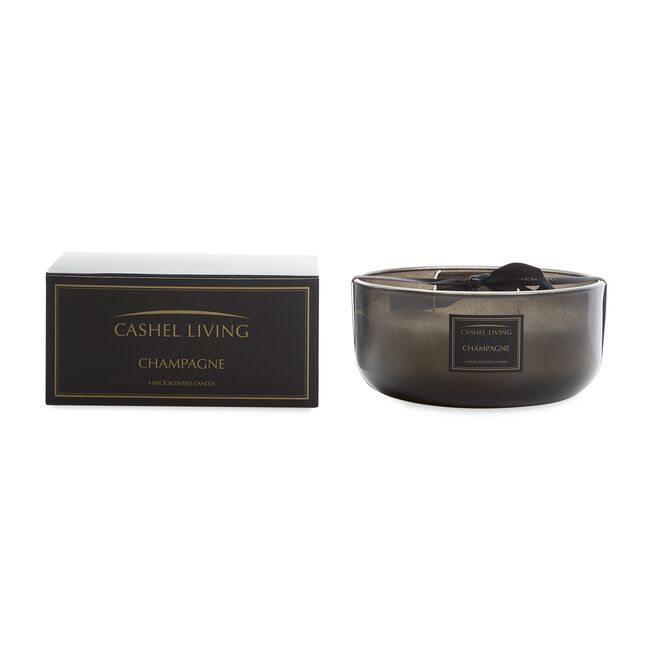 Cashel Living Champagne 4 Wick Candle