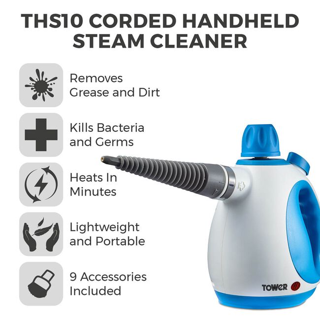 Tower THS10 Handled Steam Cleaner