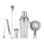 Cashel Living Cocktail Glass Shaker Set - 5 Piece