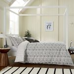 SINGLE DUVET COVER Byron Grey / Linen