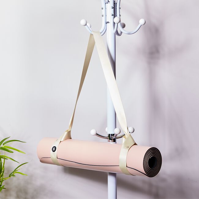 BLOOM YOGA MAT STRAP WHITE