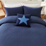 SINGLE DUVET COVER Jersey Navy