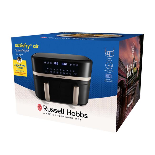 Russell Hobbs Satisfry 9L Dual Basket Air Fryer