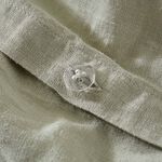SINGLE DUVET COVER Martex Touch of Linen Pistachio Green