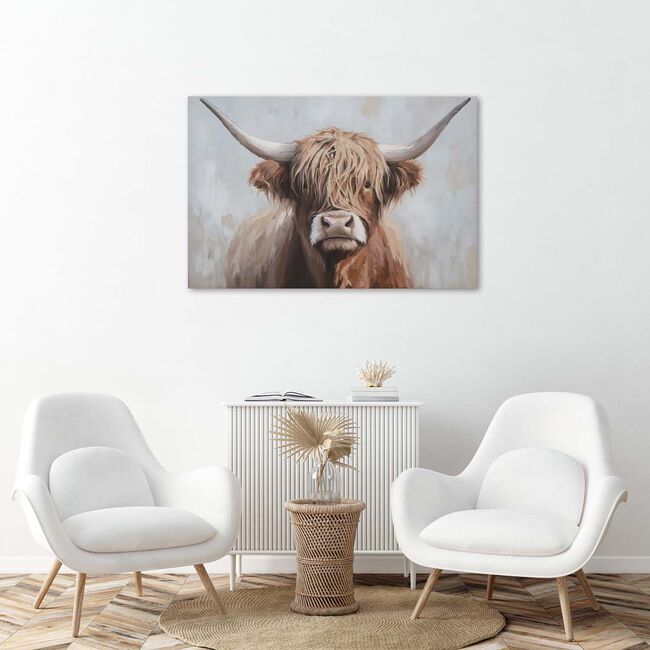 Highland Cow Canvas