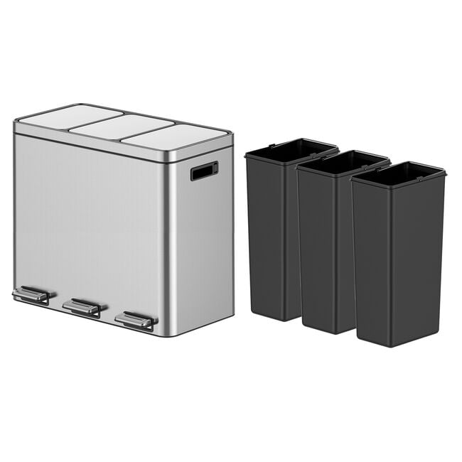 60L Triple Recycling Bin