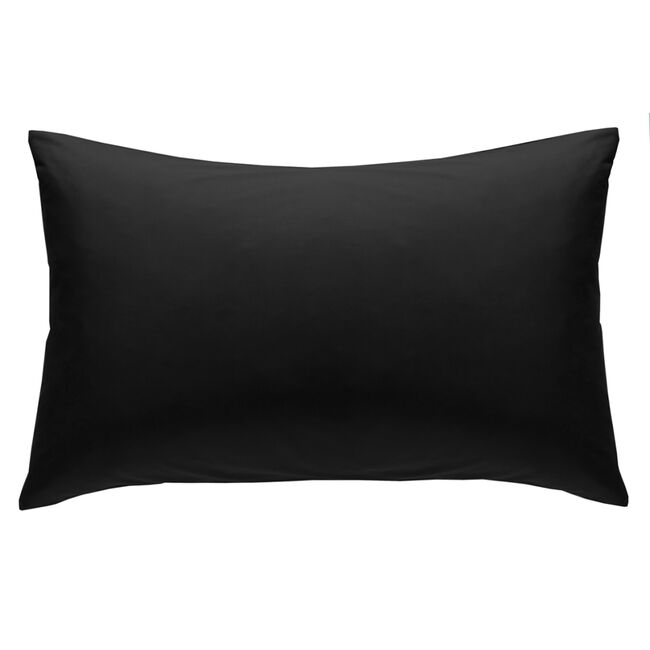 Nicole Day Percale Housewife Pillowcase - Black