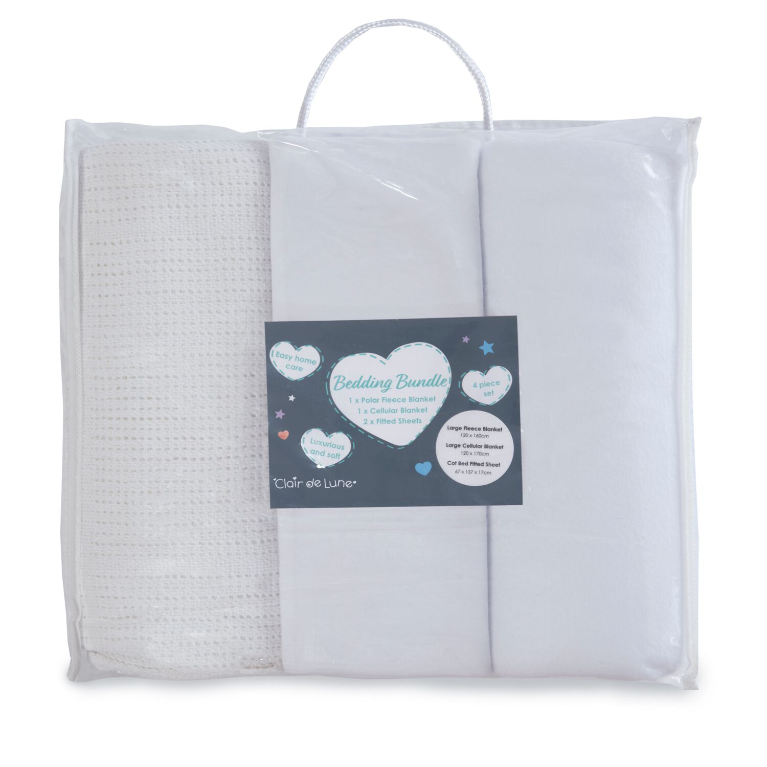 Clair De Lune Cot Bed Starter Set 4 Piece Home Store + More