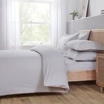 KING SIZE DUVET COVER Brushed Cotton Twill Dove Grey