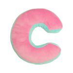 LETTER C Cushion Pink/Duck Egg