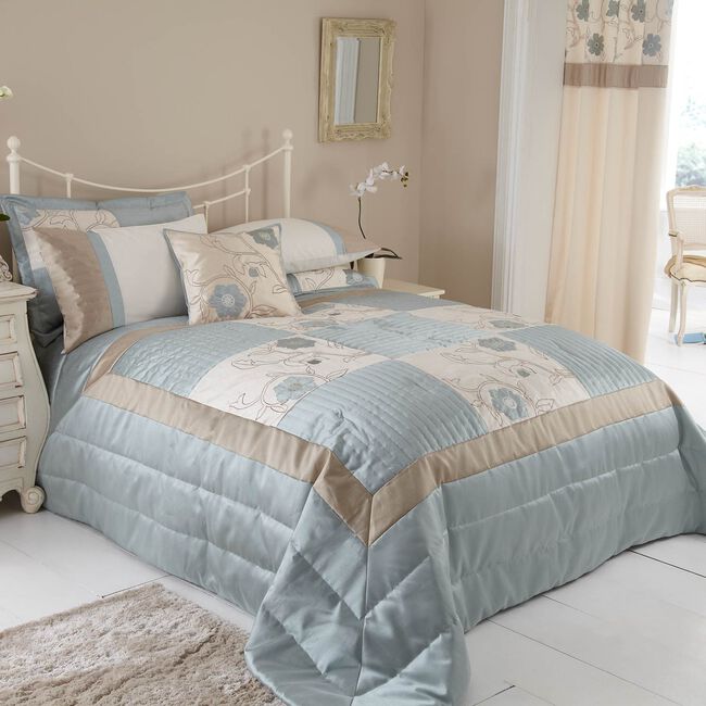 Nicole Day Alicia Bedspread 240cm x 260cm - Teal