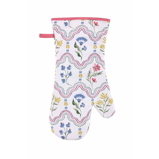 Boho Floral Oven Gauntlet