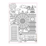 Adult Colouring Book - Cities