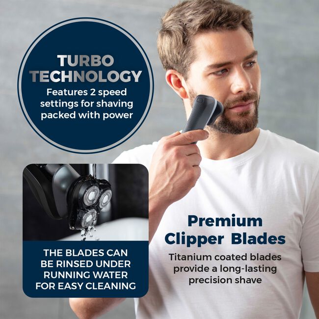 Carmen IPX7 Rotary Shaver