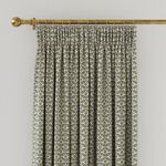 JOULES  FLORAL FOULARD LINED Curtains 66x54 Creme/Multi