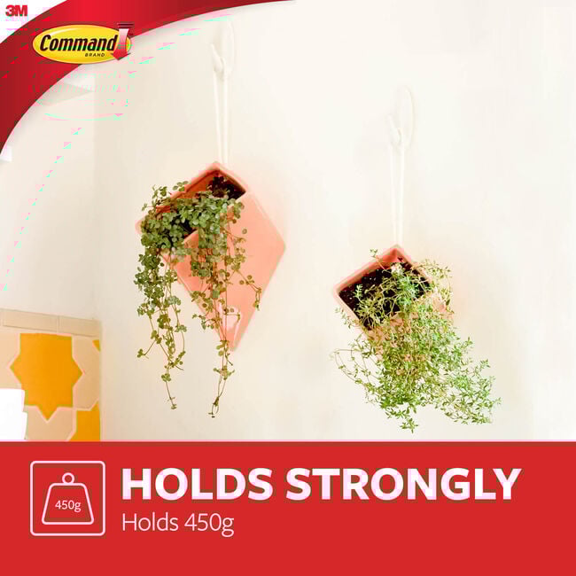 Command 2 Pack Small Plastic Hooks